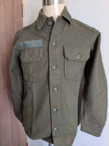 밀리터리 자켓 올리브 그린 중고품
