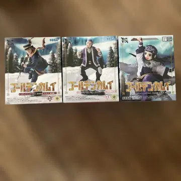 골든 카무이 액션 피규어 3체 세트