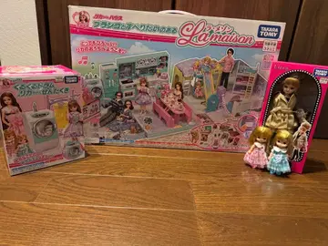 새상품급 타카라토미 라 메종 인형의 집 리카짱 묶음 판매 세탁기 인형