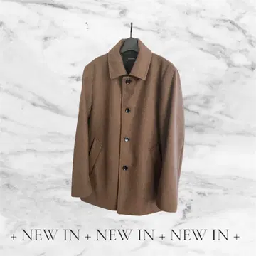 NANO UNIVERSE 브라운 체스터 코트