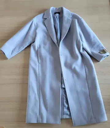 SHIPS 라이트 블루 오버 체스터 코트