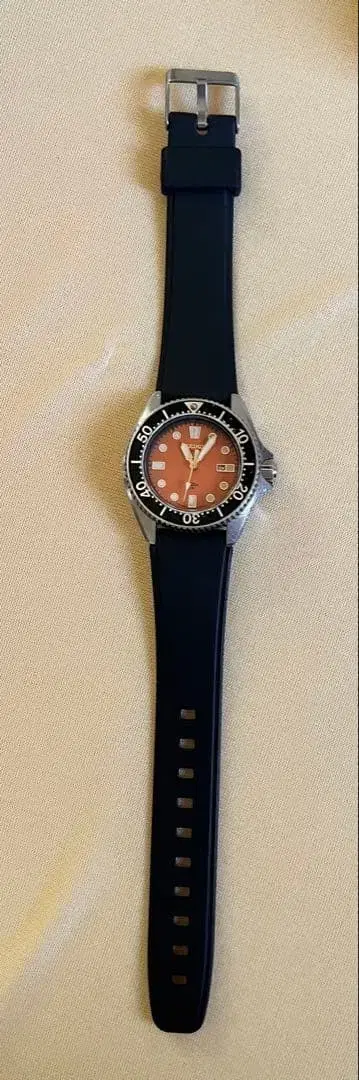 SEIKO 빈티지 다이버 워치 오렌지 다이얼