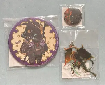 Fate 삼렘 온라인 복권 라이더 캔뱃지 아크링 키링 세트