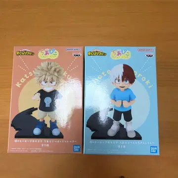 히로아카 치아피코 바쿠고 카츠키 토도로키 쇼토 피규어 2체 세트