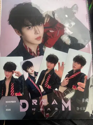 중국 잡지 DREAM 카론 카드와 포스터 포함