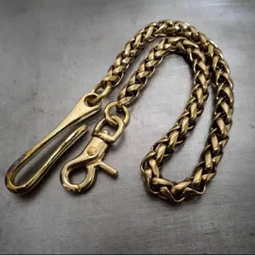 놋쇠 10mm 지갑 체인 골드 브라스 바이커 오리지널