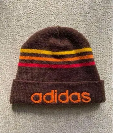 90s adidas 니트 모자