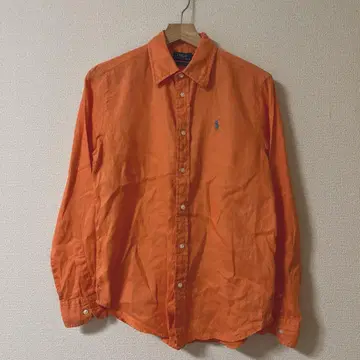 폴로 자수 오렌지 셔츠 polo Ralph LAULEN 랄프 로렌