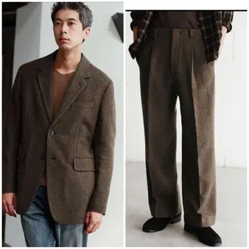 [ 한정판 100벌 ] 새상품 25AW LIDNM 알파카 트위드 셋업 M