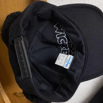 미키마우스 폼폼 캡 블랙