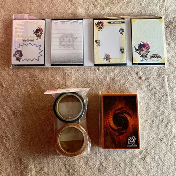 유희왕 20주년 메모장 마스킹 테이프 세트