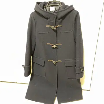 GREEN LABEL RELAXING 블랙 더플 코트