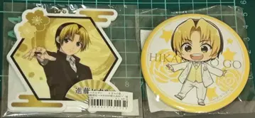 히카루의 바둑 가라오케 철인 양면 아크릴 키링 신도 히카루 꼬마 캔뱃지