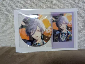 사카키네스 생일 굿즈 금박 캔뱃지 & 폴라로이드풍 카드