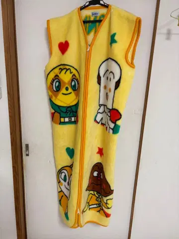 호빵맨 겉싸개 담요 입는 담요 담요