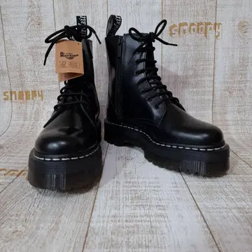 닥터 마틴 제이든 W 화이트 스티치 UK8 일본 한정판