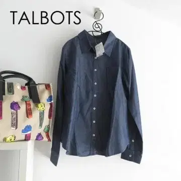 새상품 TALBOTS 탈봇 텐셀 데님 셔츠 L