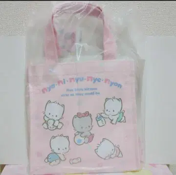 산리오 냐니뉴녜뇬 고양이 모임 토트백