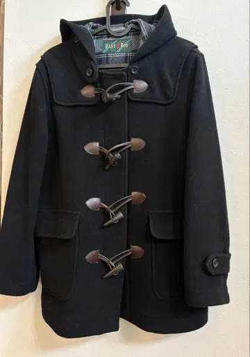 EAST BOY 블랙 더플 코트