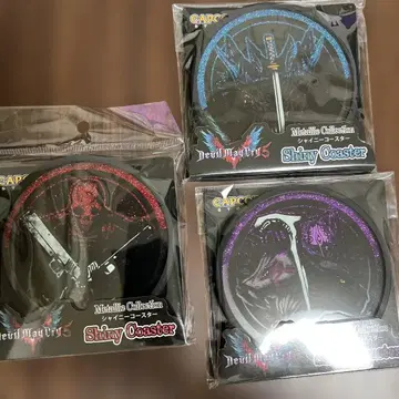 데빌 메이크라이 5 메탈릭 코스터 3개 세트