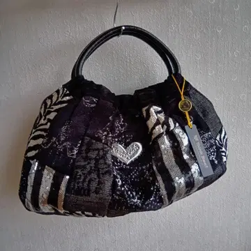 Think Bee! 솔티도그 핸드백 자수 꽃 패치워크