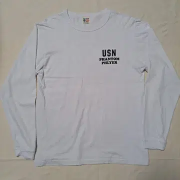 BUZZ RICKSON 화이트 T셔츠 USN