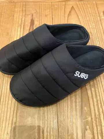 SUBU 블랙 슬리퍼