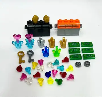[정품] LEGO 레고 보석 보물 상자 금 열쇠 지폐