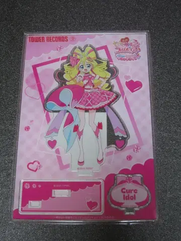 큐어 아이돌 타워 레코드 카페 아크릴 스탠드 너와 아이돌 프리큐어