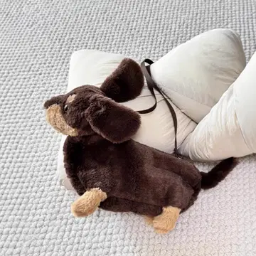 JELLYCAT 개 모양 가방 닥스훈트 인기 봉제 인형 숄더백