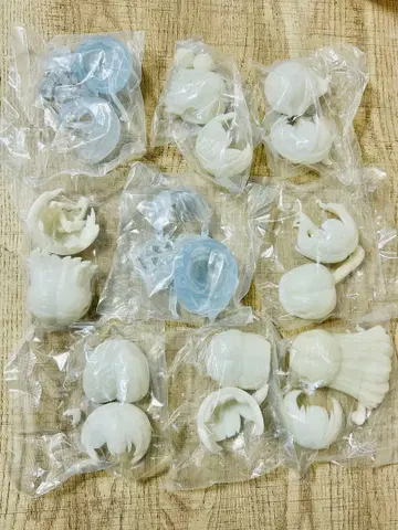 작은 열쇠 설정집 리틀키 설정집 무도색 헤어 부품 9종 세트