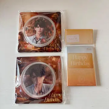 연애와 심공 마히루 2025 생일 캔뱃지 폴라로이드풍 카드 3세트