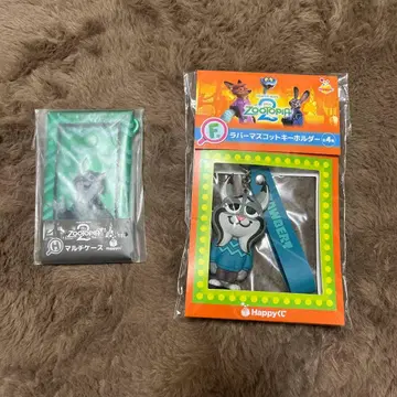 주토피아 2 해피 복권 키링 클리어 케이스 파우버트