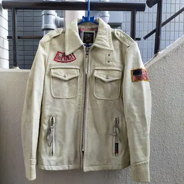 레어! Schott 가죽 싱글 라이더