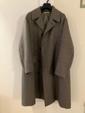 AURALEE 더블 페이스 롱 코트