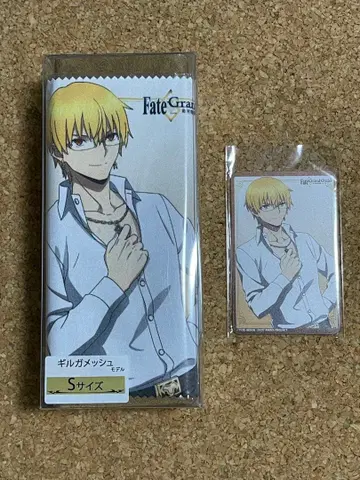 [새상품 미개봉] FGO Fate 집사안경 콜라보 길가메쉬+카드 거울