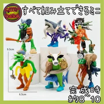 이탈리안 레인 로트 합체 시리즈 피규어 6체 세트 전체 조립