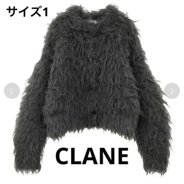 CLANE SHAGGY SHORT KNIT CARDIGAN 샤기 니트