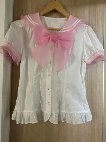 Angelic Pretty 블라우스 마린 핑크