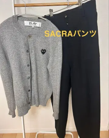 마루빌에서 구매한 SACRA 배럴 울 블랙 팬츠