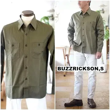 BUZZRICKSON 버즈릭슨 헤링본 워크 셔츠 29390 M