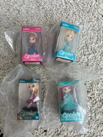 디즈니 프린세스 Qposket 미니어처 컬렉션
