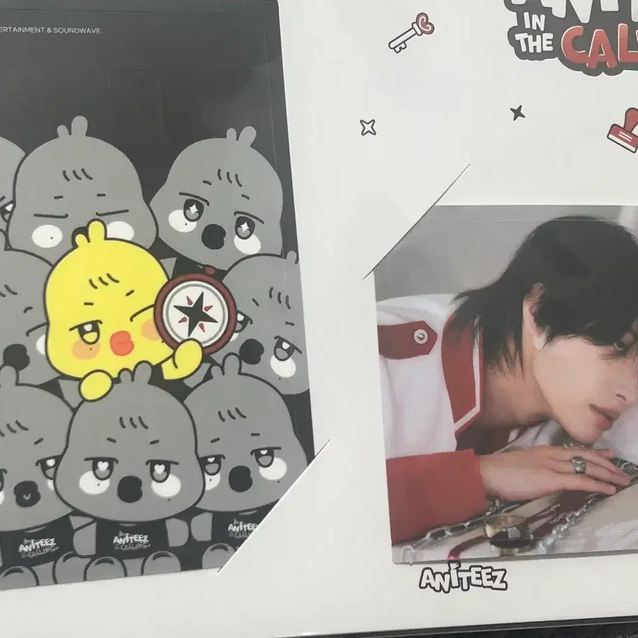 Ateez Choi San Signed Polaroid | Bunjang Global