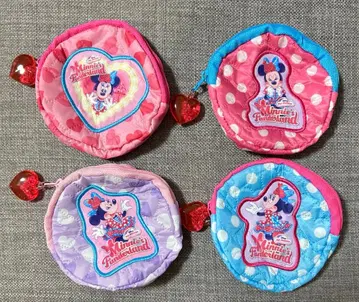 캡슐 토이 팔팔루자 파우치 핑크 디즈니 미니의 팬더랜드