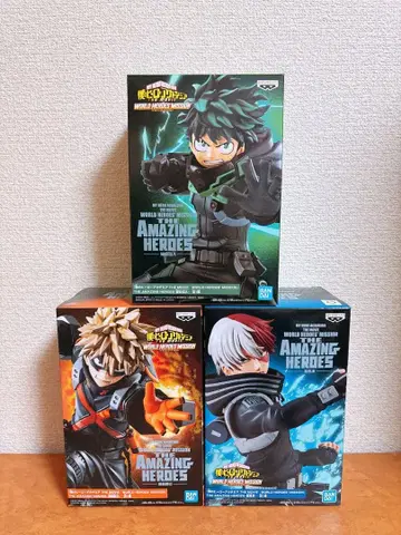 히로아카 피규어 월드 히어로즈 미션 3체 세트