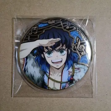 귀멸의 칼날 귀멸의 연주 유곽편 리프 메탈 캔뱃지 하시비라 이노스케