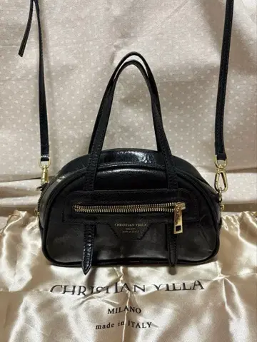 CHRISTIAN VILLA 메탈릭 숄더백