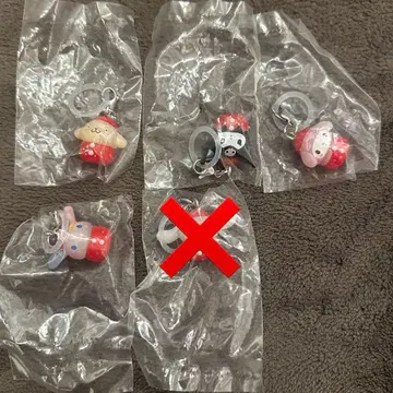 산리오 딸기 메지루시 액세서리 폼폼푸딩 마이멜로디 쿠로미 우사하나