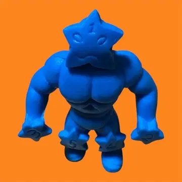 근육맨 지우개 무권판 레어 [파이브스타] 블루