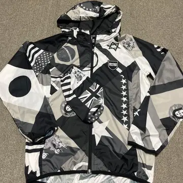 SY32 윈드브레이커 나일론 자켓 국기 패턴